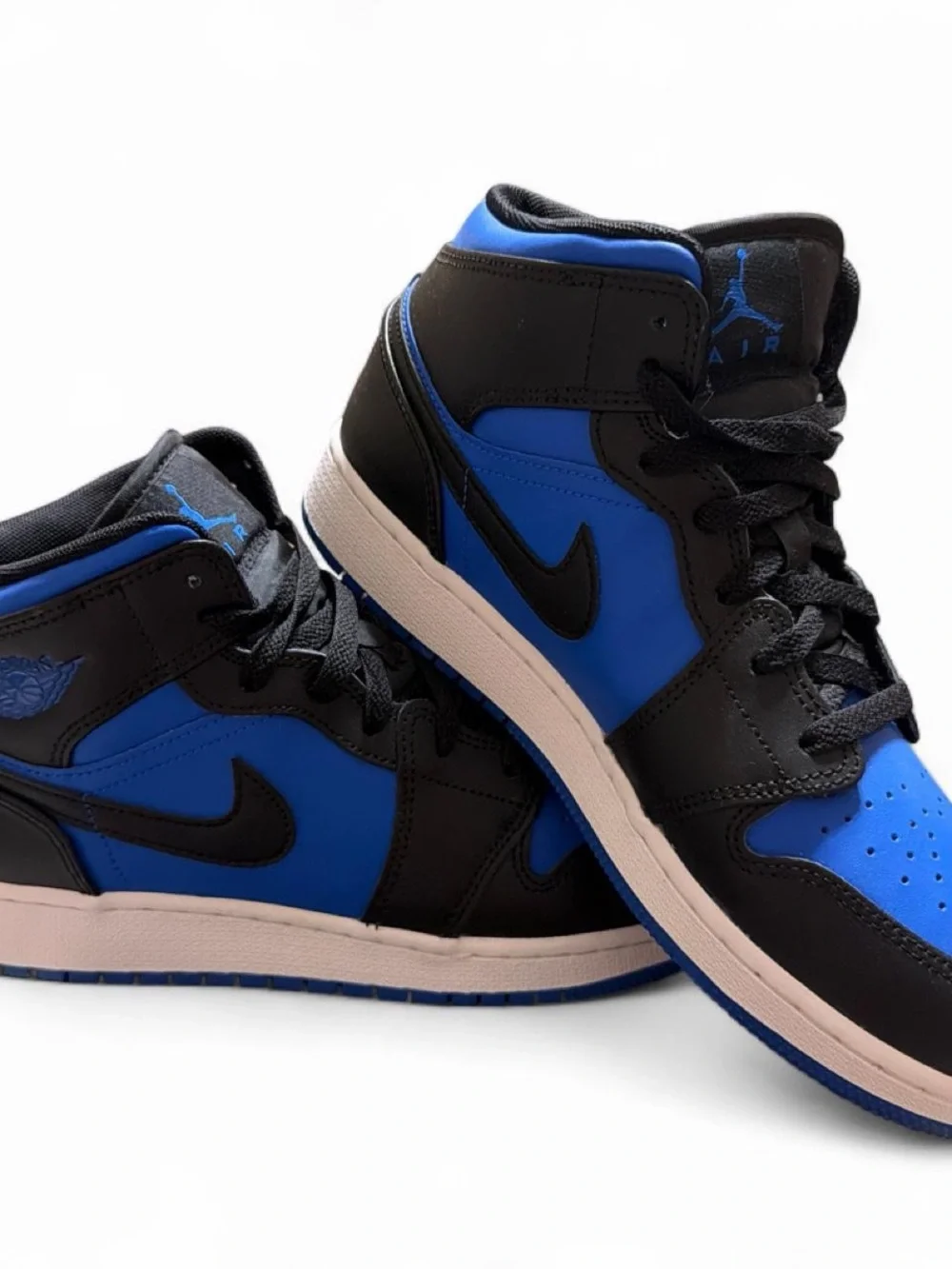 Jordan Kids High-Top Sneakers - Black & Blue